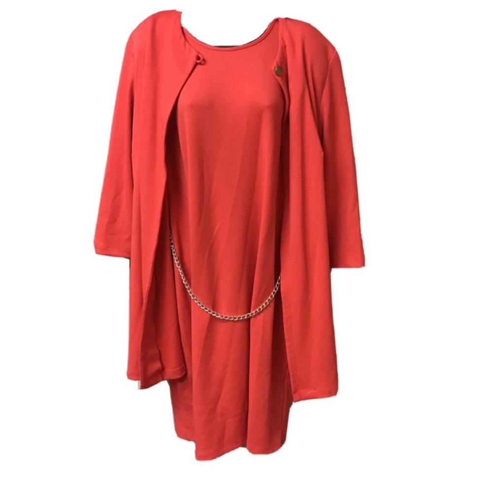 Danny and Nicole Two Piece Plus Size Dress…